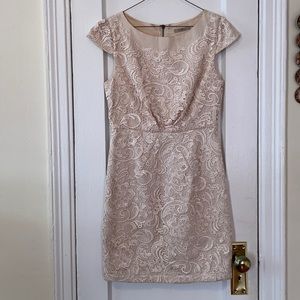 Darling London brand cream-colored lace dress